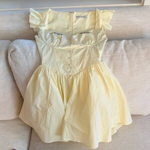 House of cb yellow dress